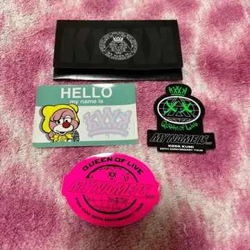 코다 쿠미 스티커 3장 세트 C