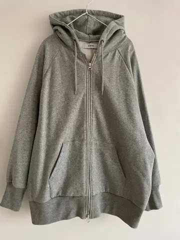 Mother FORME 지퍼 후디 돌먼 후드티 그레이 히가시하라 아키