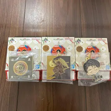 반다이 애니메이션 캐릭터 키링 3개 세트