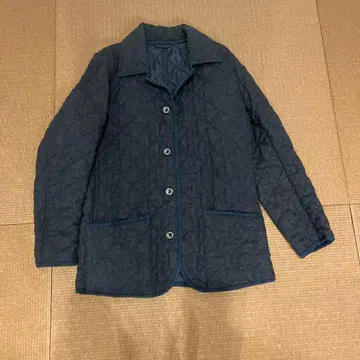 BEAMS HEART 퀼팅 자켓 L 네이비