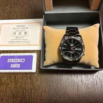 SEIKO 국제 모델 블랙 손목시계