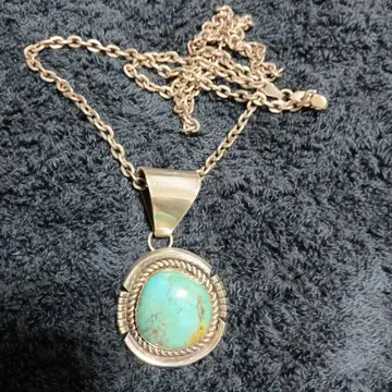 터콰이즈 실버 목걸이 925