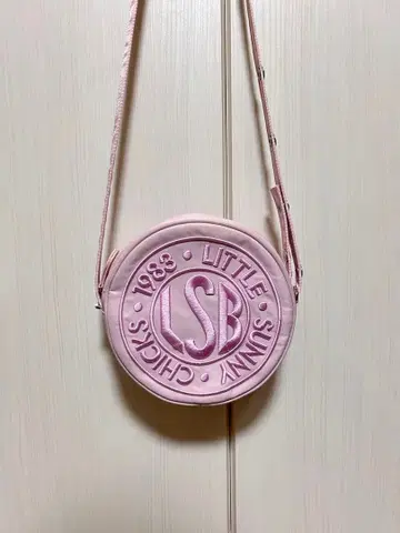 리틀 써니 바이트 핑크 라운드 숄더백