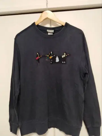 크리프하이프 유령실격 사수 맨투맨 네이비 L