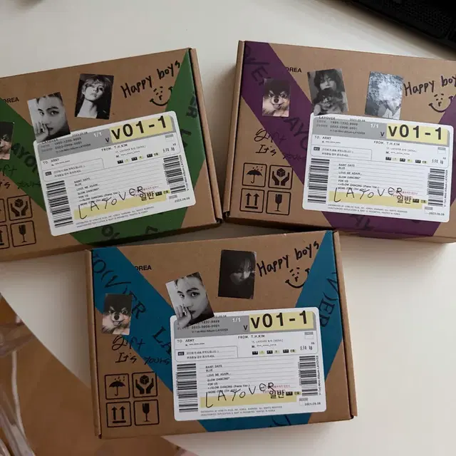 풀구성) 방탄소년단 뷔 레이오버 앨범