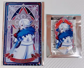 원신 서리꽃과 불꽃 카드 노멀 캔뱃지 시크릿 집행관 아를레키노