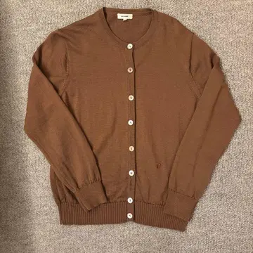 pierre cardin 브라운 가디건 L 사이즈 울 100%