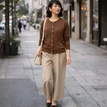 pierre cardin 브라운 가디건 L 사이즈 울 100%