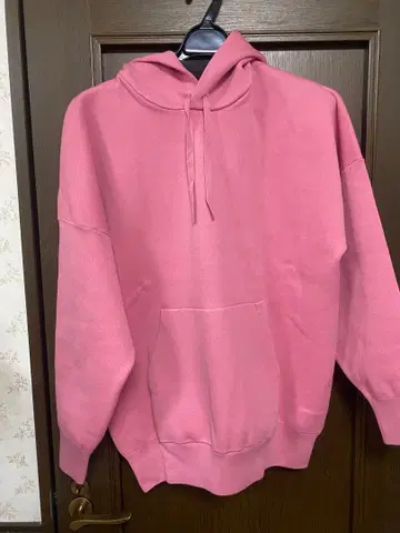 RYE TENDER 핑크 후드티 풀오버 신조