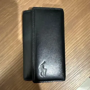 새상품급 Polo 블랙 가죽 키케이스