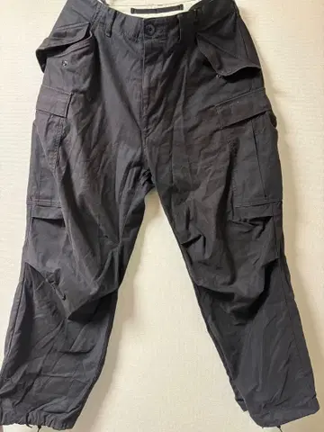 M65 군용 카고 팬츠 블랙 미국제