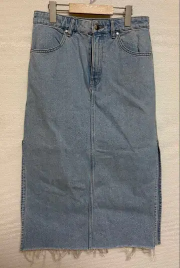 [ ZARA ] 데님 타이트 스커트 사이드 슬릿 M 사이즈