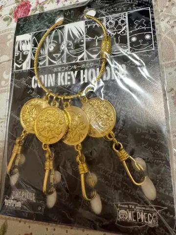 원피스 코인 키링 4개 세트