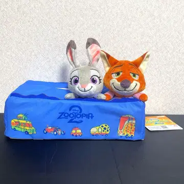 주토피아 2 디오라마 티슈 케이스 주디와 닉 4