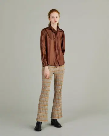 MURRAL Monk's belt rib knit trousers