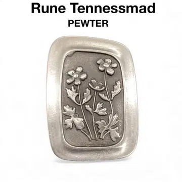룬 테네스마드 백랍제 브로치 스웨덴