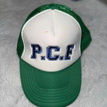 P.C.F. 트래커 캡 화이트/그린