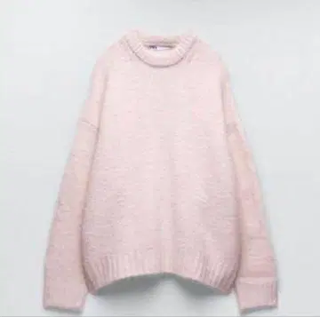 zara 핑크 니트 니트 스웨터 핑크 여성용