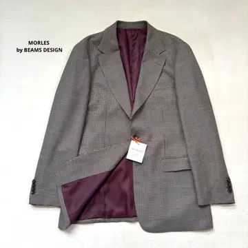 [택 포함 새상품] MORLES 빔즈 자켓 하운드투스 체크 LL