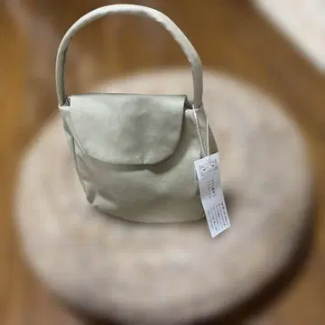 나카가와 마사시치 상점 러버 캔버스 핸드백 베이지