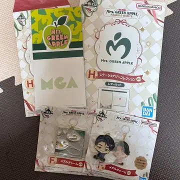 미세스 제일복권 레터 세트 스테이셔너리 컬렉션 메탈 참