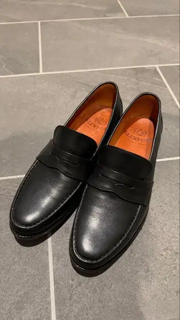 가죽 밑창 로퍼 41 25.5~26.5