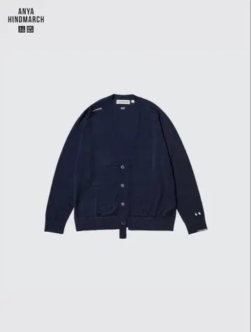 유니클로 안야 힌드마치 가디건 L 사이즈