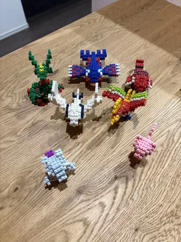 포켓몬 나노블록 묶음 판매 초대~3세대까지의 전설 세트