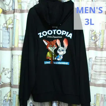 주토피아 닉 주디 자수 후드티 남성용 3L