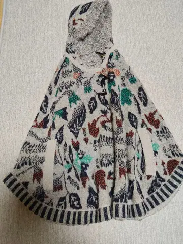 후드 부착 판초