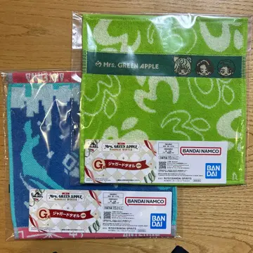 제일복권 Mrs. GREEN APPLE 미세스 G상 자카드 타월 2종