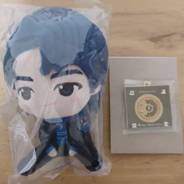 Mr. GREEN APPLE 제일복권 봉제 인형 메탈 참