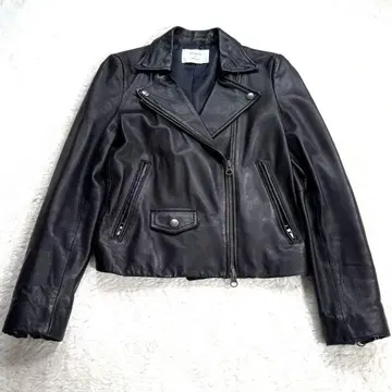 [ 새상품급 ] 스튜디어스 더블 라이더스 가죽 자켓 블랙 0