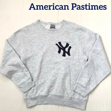 AmericanPastimes USA제 맨투맨 트레이닝복 그레이 NY