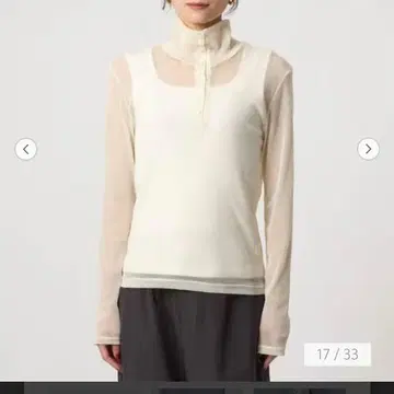 [ 새상품 ] 튤 2WAY 풀오버