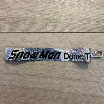 핸드메이드 Snow Man Dome Tour 스트랩 카라비너 포함