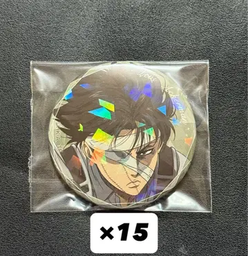 진격의 거인 리바이 홀로그램 캔뱃지 묶음 판매