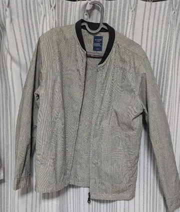 그레이 집업 노카라 자켓