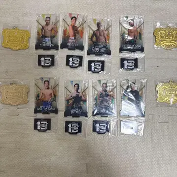 RIZIN 1번 복권 아크릴 스탠드 챔피언 벨트