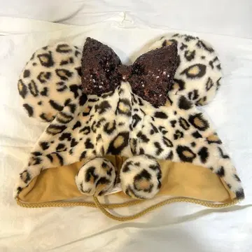 [새상품] 디즈니 팬캡 레오파드 무늬