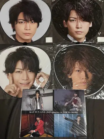 KAT-TUN 카메나시 카즈야 부채 클리어 파일 세트