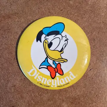 디즈니 빈티지 키즈 구제 의류 캔뱃지 도날드 프로덕션