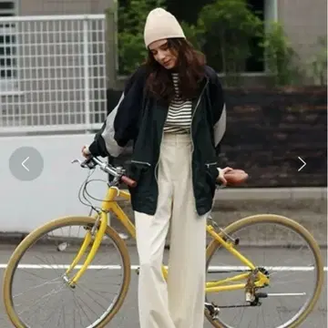 CREDONA 컬러 스킴 트랙 자켓 그린 새상품