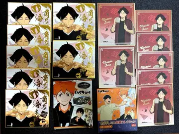 하이큐 스나 린타로 색지 2종 x 7장 = 14장