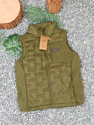 Patagonia 다운 베스트 올리브 그린 M