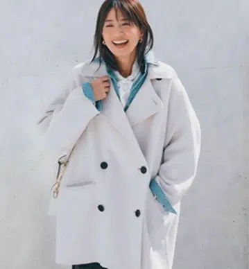 미라 오웬 카라 하프 P 코트