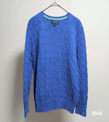 폴로 랄프로렌 케이블 니트 M 퍼플