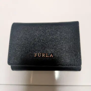 FURLA 블랙 3단 폴더형 지갑