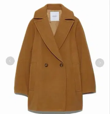 emmi 에미 리사이클 울 숏코트 카멜