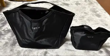 agnes b. 블랙 토트백 2종 세트